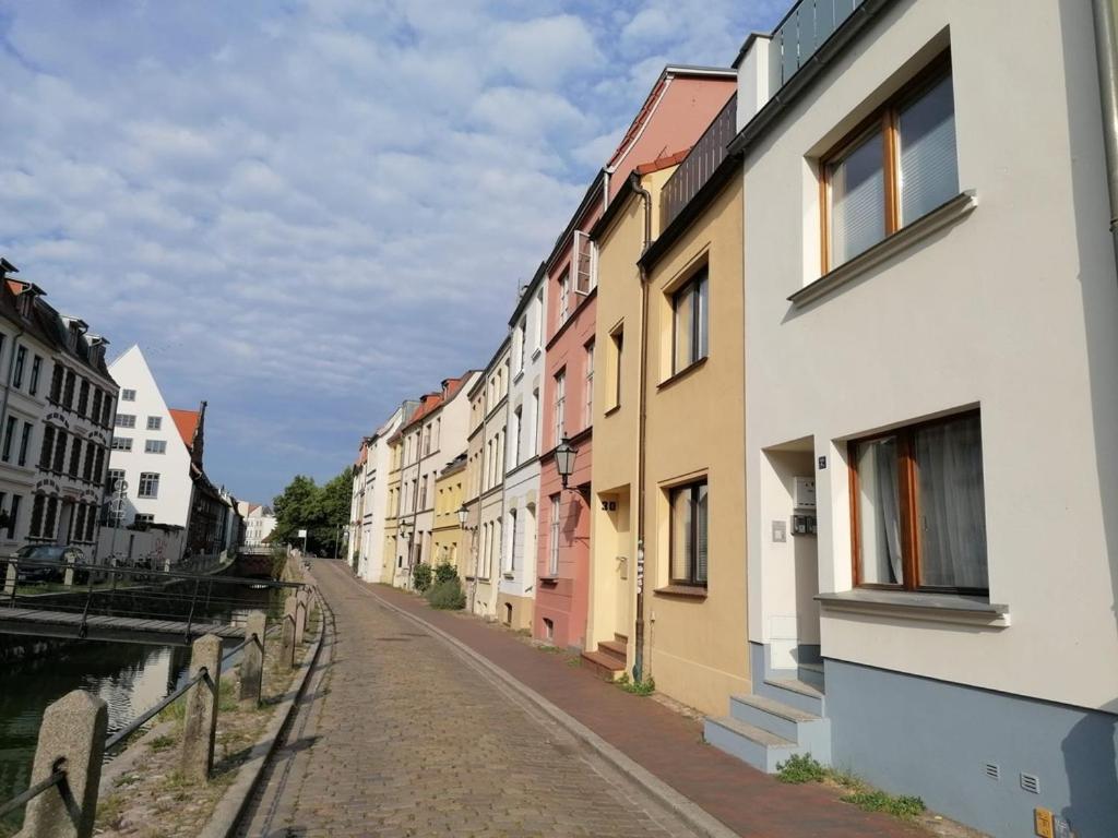 Townhouse Altstadt Wismar Upper Apartment Mit Zwei Terrassen Zewnętrze zdjęcie